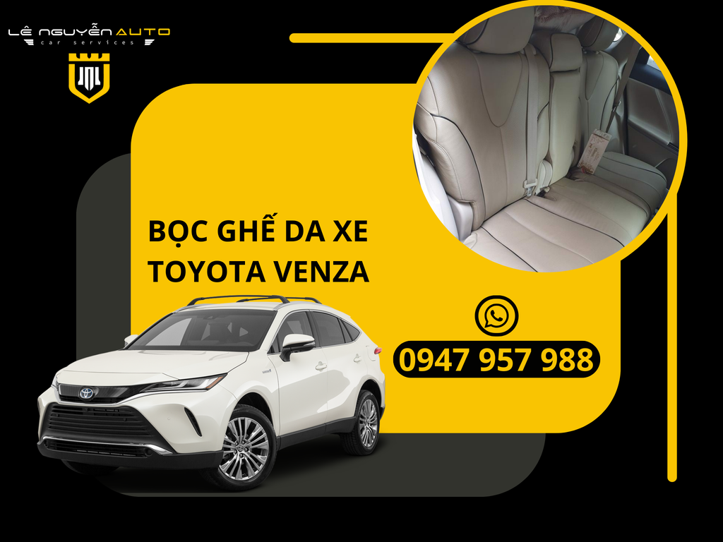 Bọc Ghế Da Xe Toyota Venza