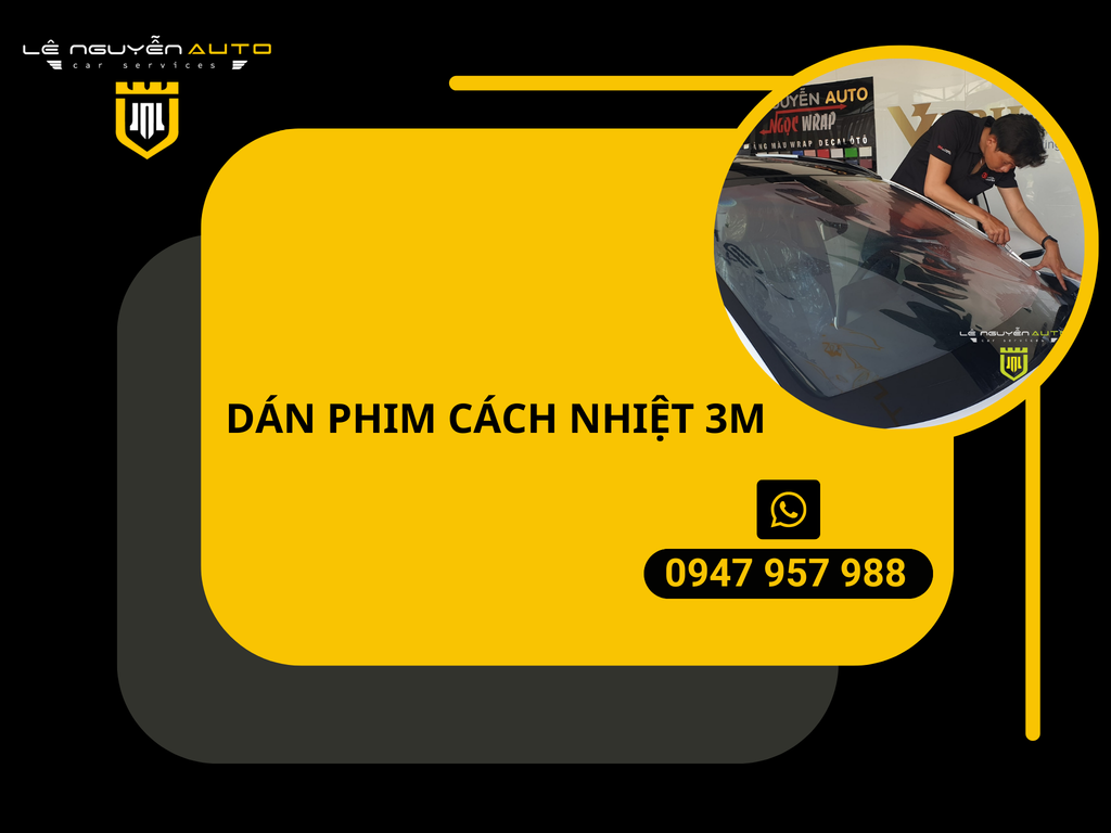 Dán Phim Cách Nhiệt 3M