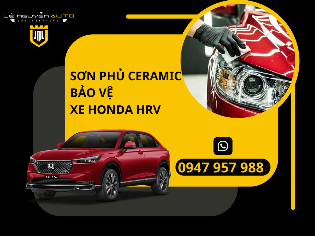 Sơn Phủ Ceramic Bảo Vệ Xe Honda HRV