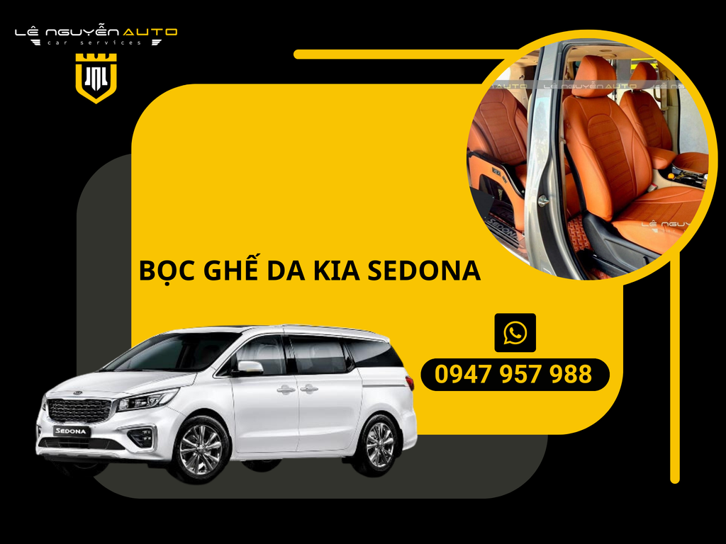 Bọc Ghế Da KIA Sedona