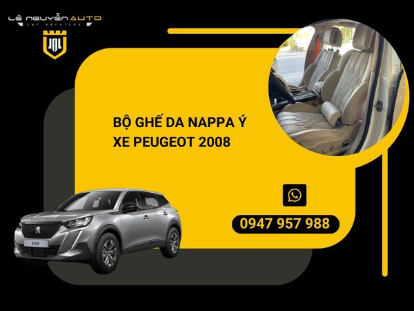  Bộ Ghế Da Nappa Ý Xe Peugeot 2008 