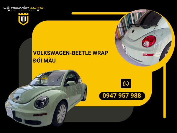  Volkswagen-Beetle Wrap Đổi Màu 