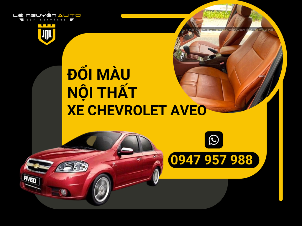 Bọc Ghế Da Chevrolet AVEO Bọc Da Nhập Từ Anh Quốc Đến Tận Nhà Lắp Đặt