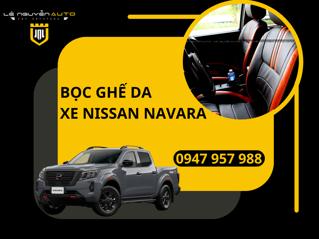 Bọc Ghế Da Cho Xe Nissan Navara