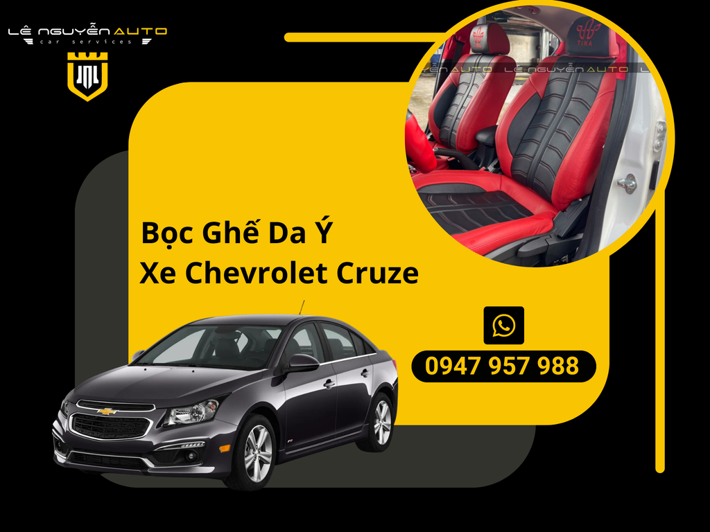 Bọc Ghế Da Ý Chevrolet Cruze