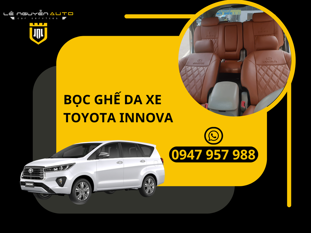 Bọc Ghế Da Xe Toyota Innova