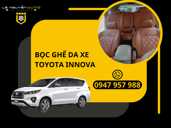  Bọc Ghế Da Xe Toyota Innova 