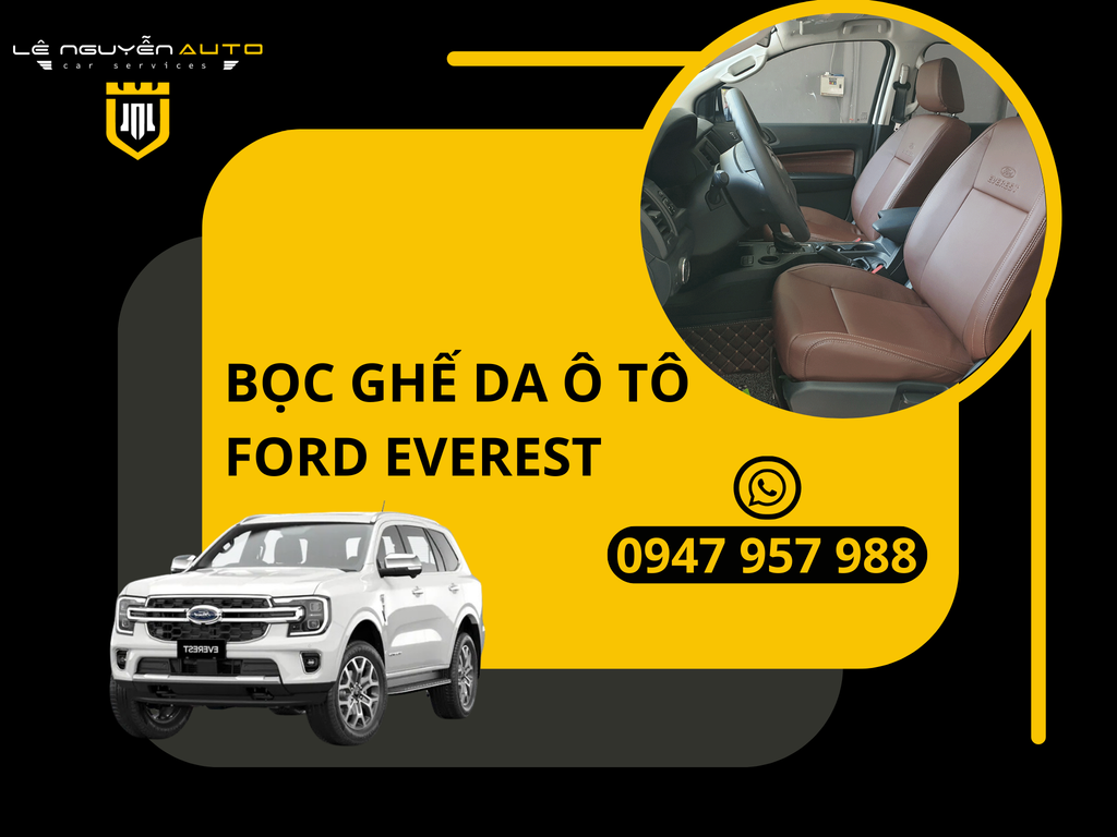 Bọc Ghế Da Xe Ford Everest