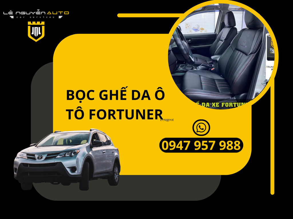 Bọc Ghế Da Ô tô Toyota Fortuner