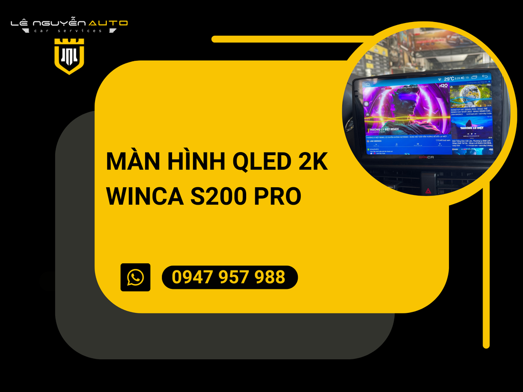 Màn hình QLED 2K WINCA S200 PRO - Màn hình liền cam 360 độ