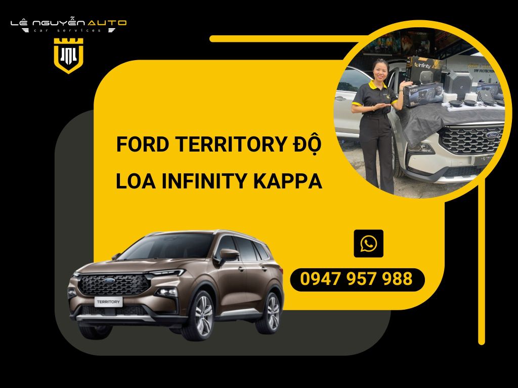 FORD TERRITORY ĐỘ LOA INFINITY KAPPA