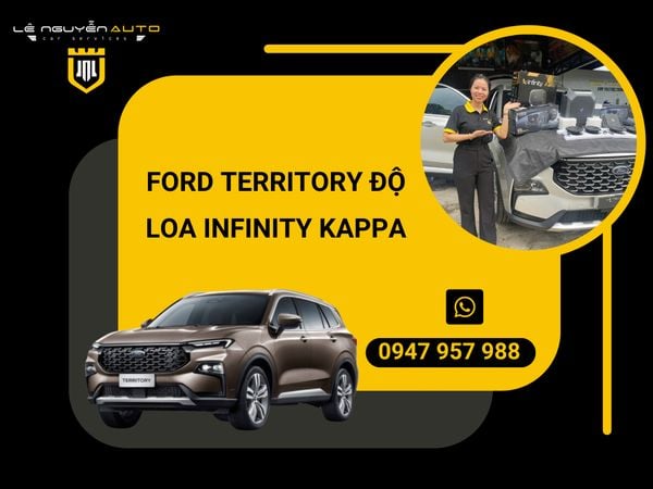  FORD TERRITORY ĐỘ LOA INFINITY KAPPA 