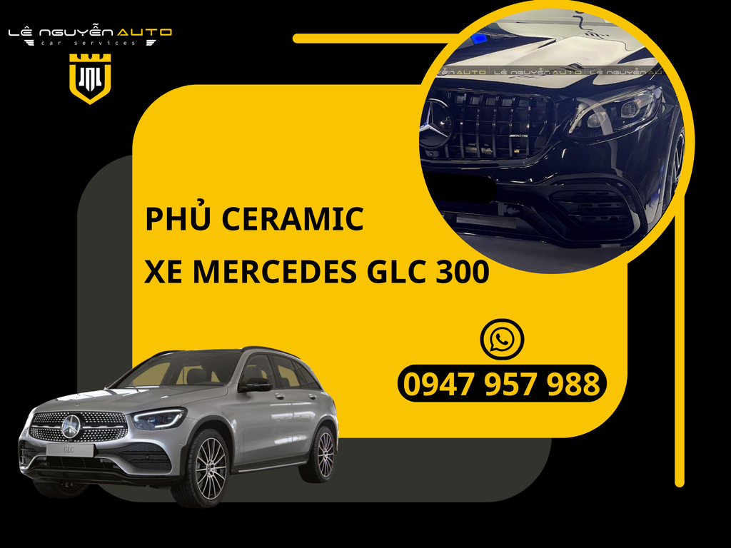 Phủ Ceramic Cho Xe Mercedes GLC 300