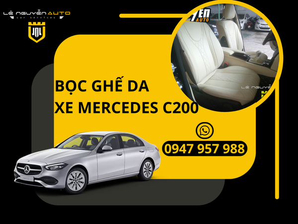  Bọc Ghế Da Mercedes C200 