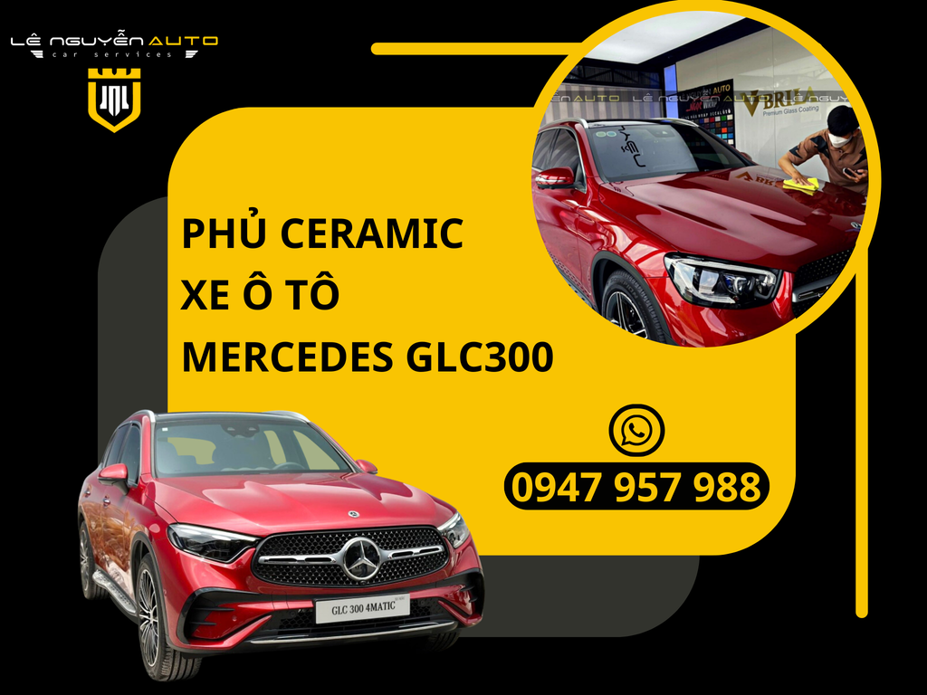 Phủ Ceramic Xe Mercedes GLC300