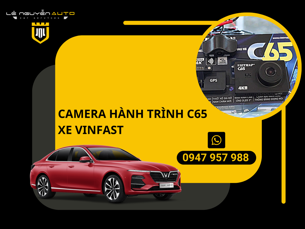 Camera Hành Trình C65 Cho Xe Vinfast