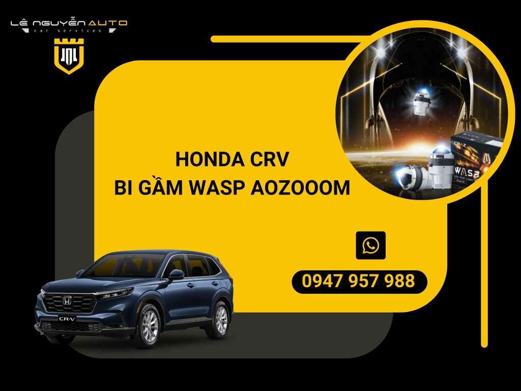 HONDA CR-V BI GẦM WASP AOZOOM