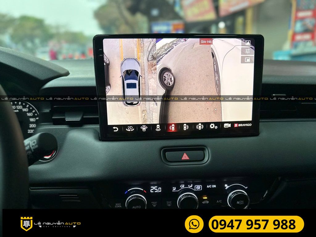 HONDA HRV 2024 LẮP MÀN ANDROID BRAVIGO