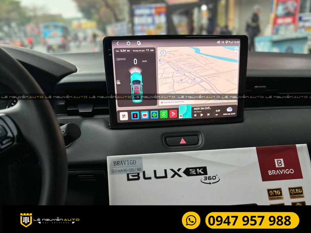 HONDA HRV 2024 LẮP MÀN ANDROID BRAVIGO