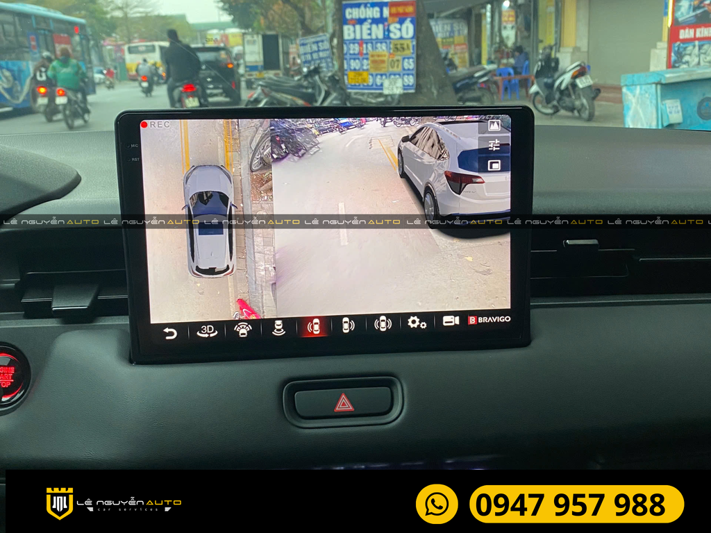 HONDA HRV 2024 LẮP MÀN ANDROID BRAVIGO