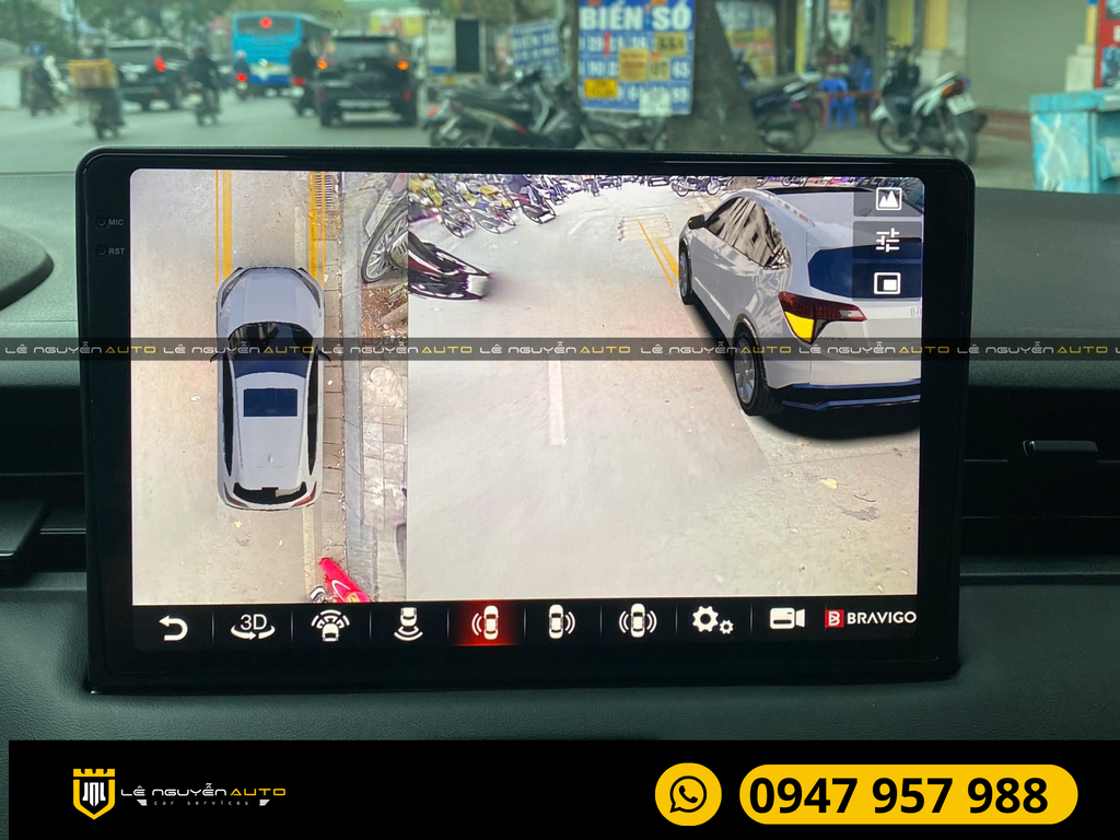 HONDA HRV 2024 LẮP MÀN ANDROID BRAVIGO