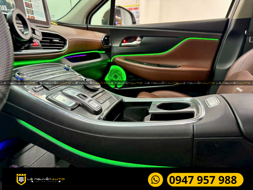HYUNDAI SANTAFE - LED NỘI THẤT 24 CHI TIẾT