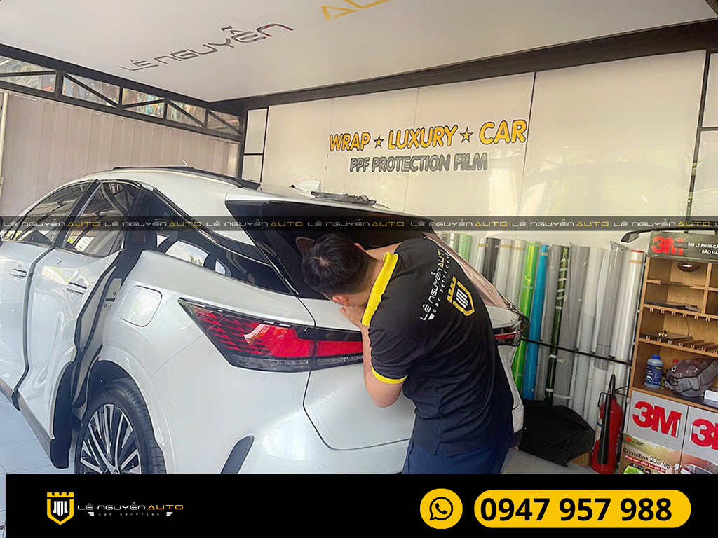 LEXUS RX350 DÁN PHIM CÁCH NHIỆT 3M CRYSTALLINE