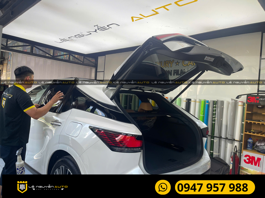 LEXUS RX350 DÁN PHIM CÁCH NHIỆT 3M CRYSTALLINE