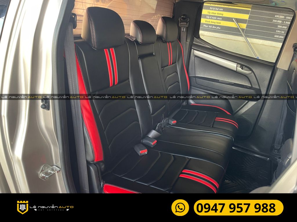 BỌC GHẾ DA NAPPA ISUZU D-MAX
