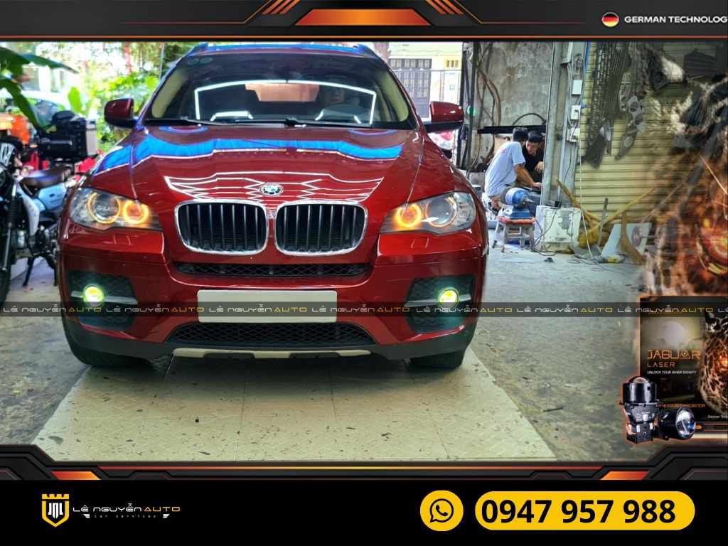 BMW X6 2010 - BI GẦM WASP LED FOG LIGHT