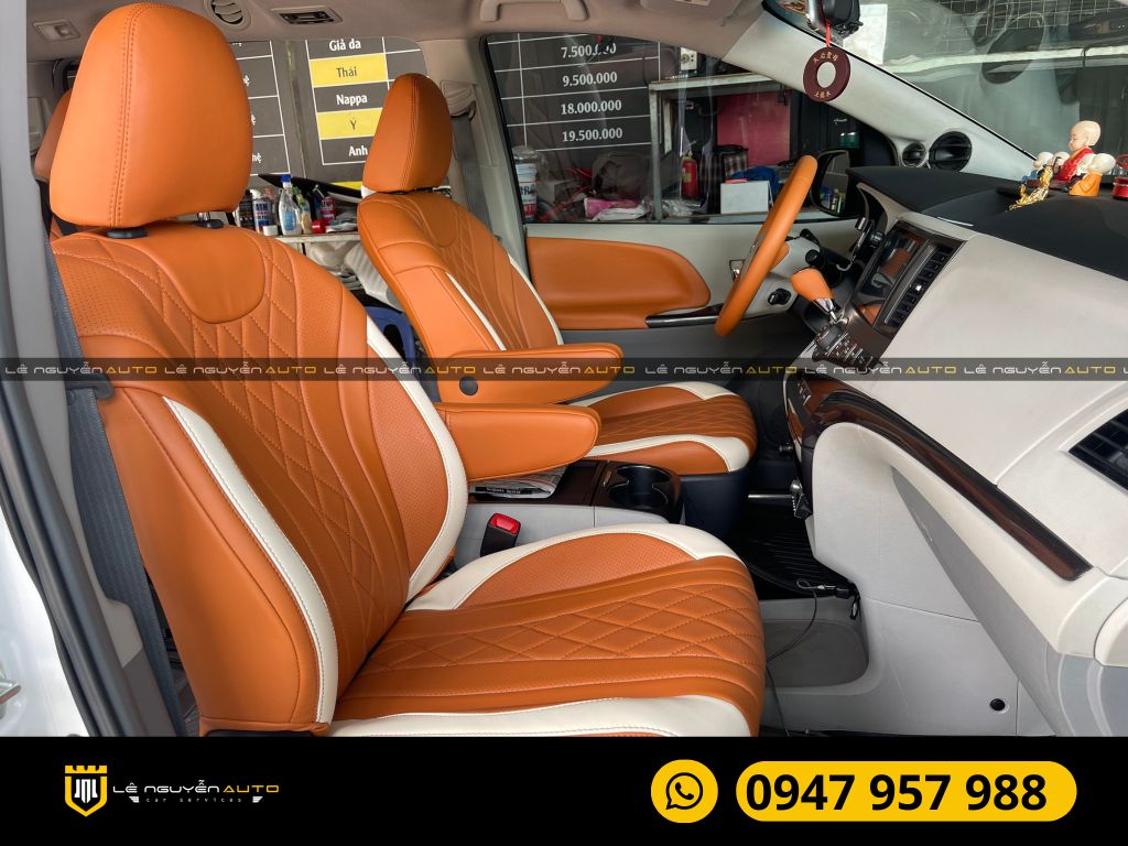 TOYOTA SIENNA BỌC GHẾ DA