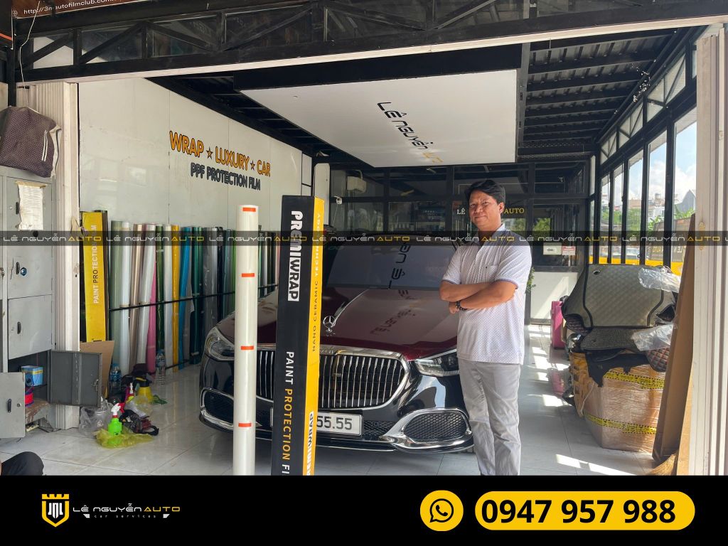 MAYBACH S680 DÁN PPF BẢO VỆ SƠN