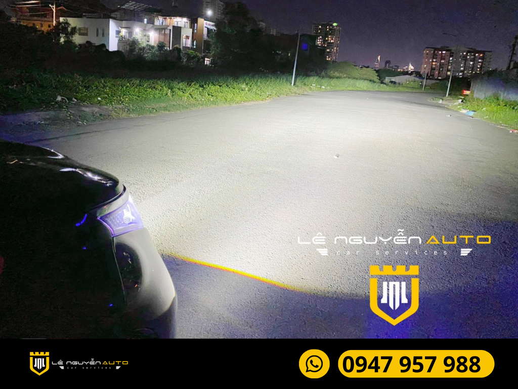 Độ Đèn Tăng Sáng Cho Xe Hyundai Custin