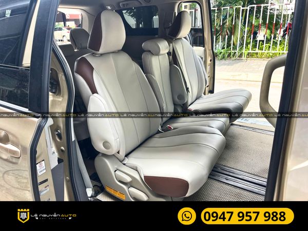  TOYOTA SIENNA BỌC GHẾ DA NAPPA BÀN LÀM VIỆC ỐP LƯNG GHẾ CHỈNH ĐIỆN 