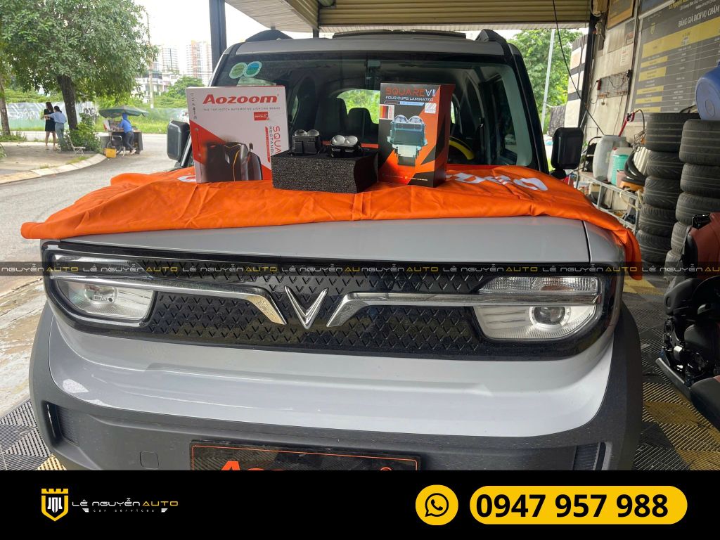 VF3 ĐỘ ĐÈN TĂNG SÁNG BI AOZOOM SQUERE V2