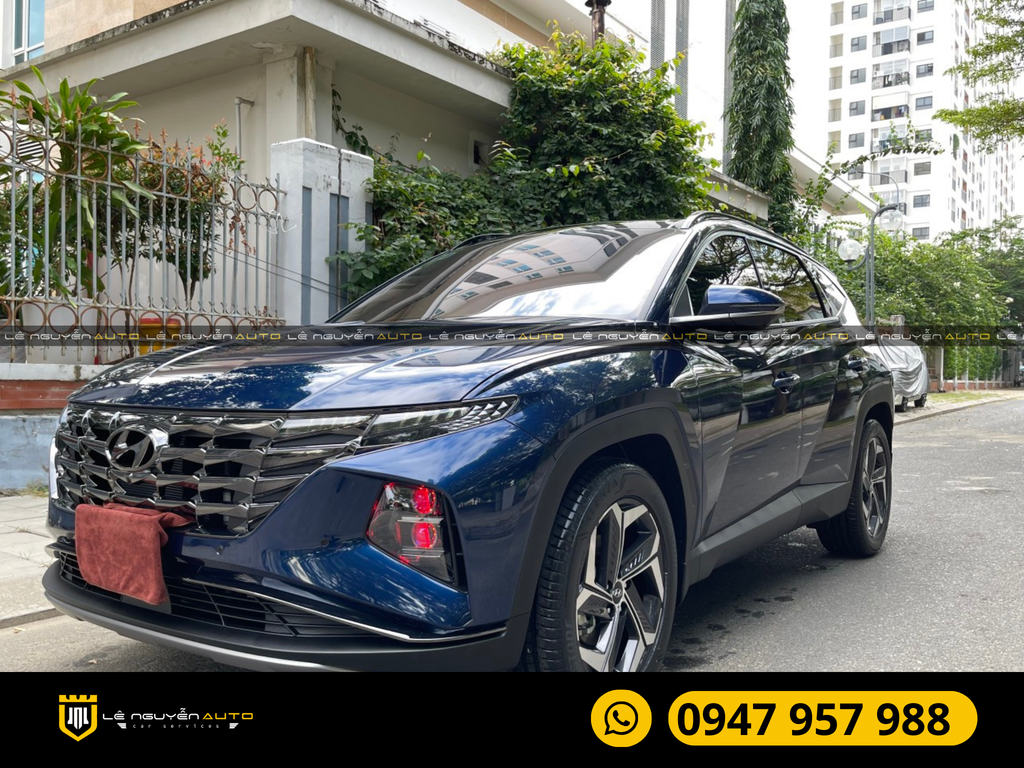 Độ Đèn Bi Aozoom Laser Iron Xe Hyundai Santafe