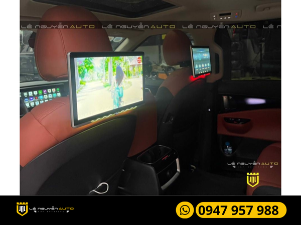  Gắn Màn Hình Android Gối Đầu Cho Xe KIA Carnival 