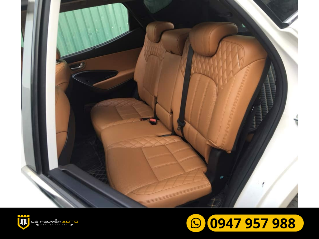 Bọc Nệm Ghế Da Hyundai Santafe