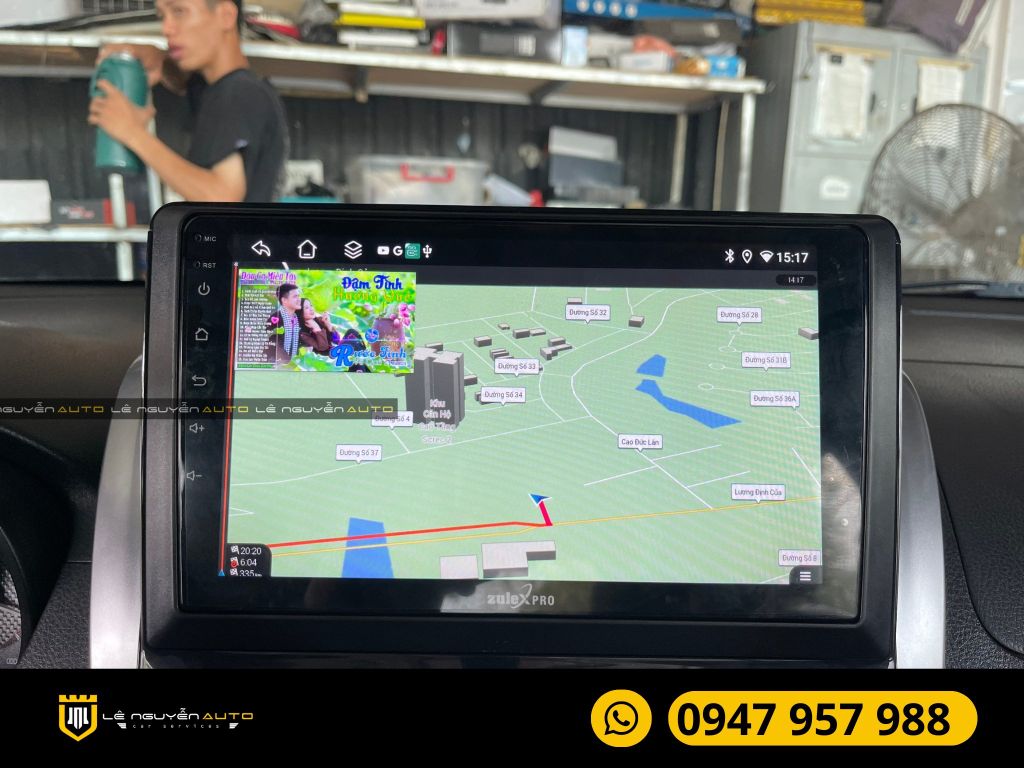 TOYOTA YARIS LẤP MÀN HÌNH ANDROID ZULEX