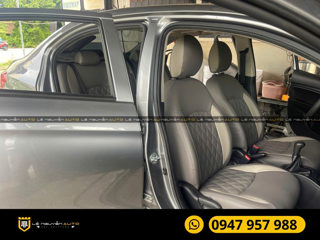 XE MITSUBISHI ATTRAGE BỌC GHẾ DA