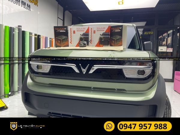  VINFAST VF3 ĐỘ ĐÈN SQUARE V1 