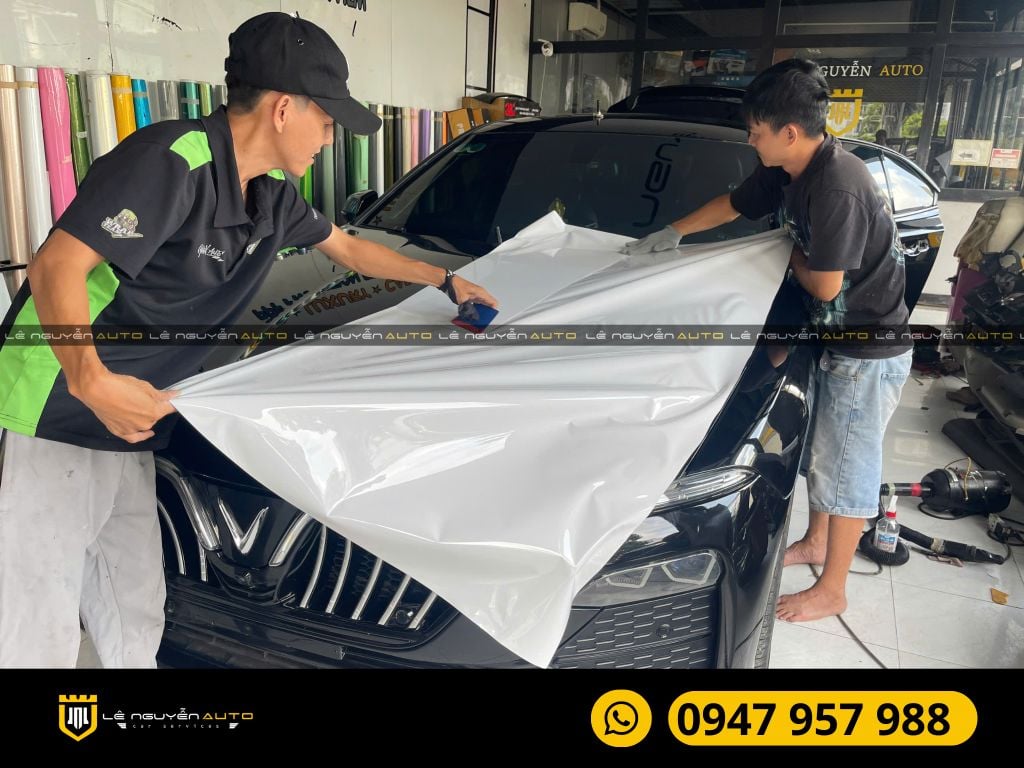 WRAP ĐỔI MÀU ĐỘC LẠ CHO XE VINFAST LUX A