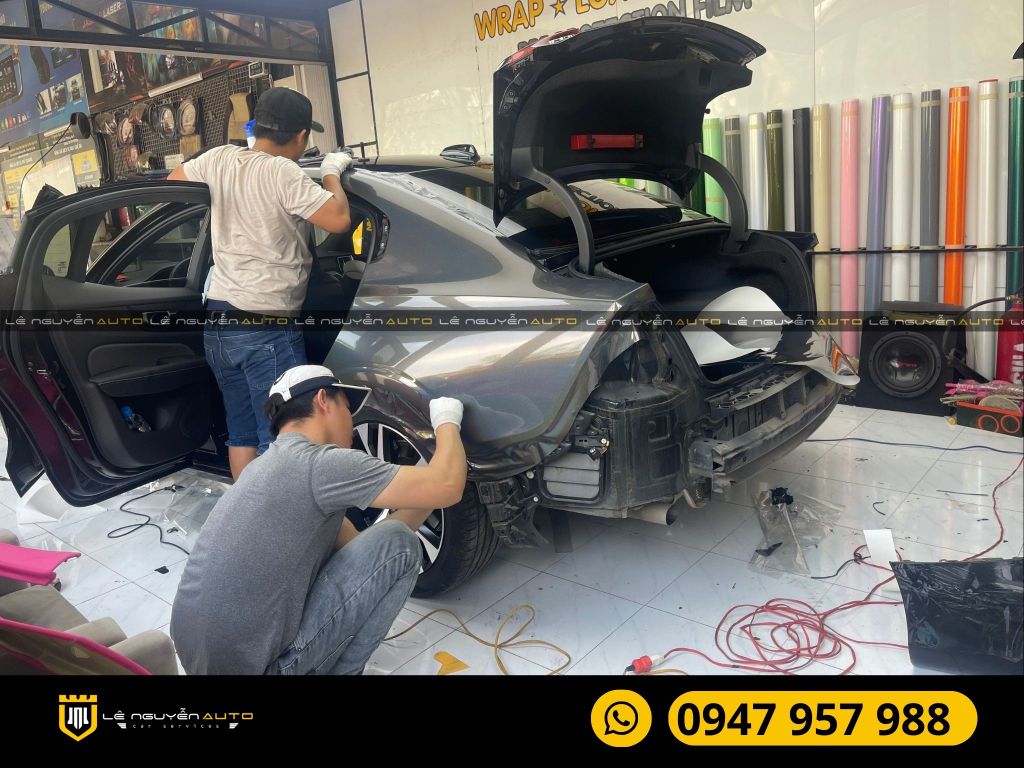 Volvo S60 dán wrap đổi màu