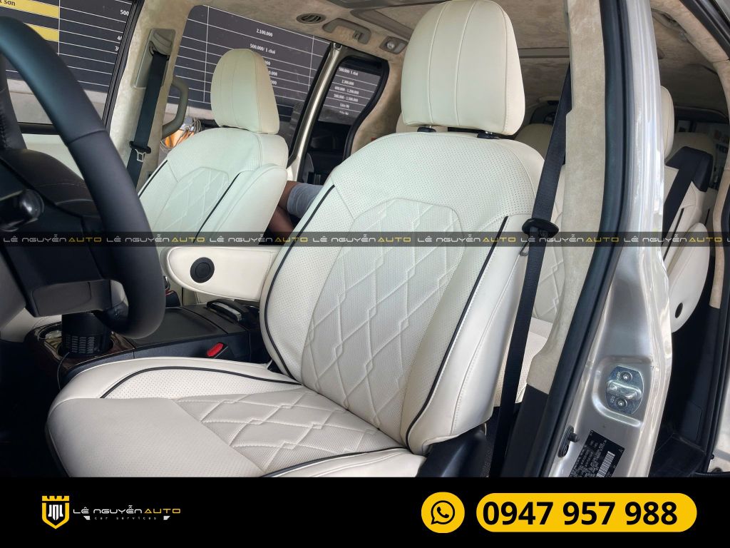 TOYOTA SIENNA 2015 BỌC DA Ý BỌC TRẦN DA LỘN ALCANTARA VÀ LÓT SÀN 6D 360 ĐỘ
