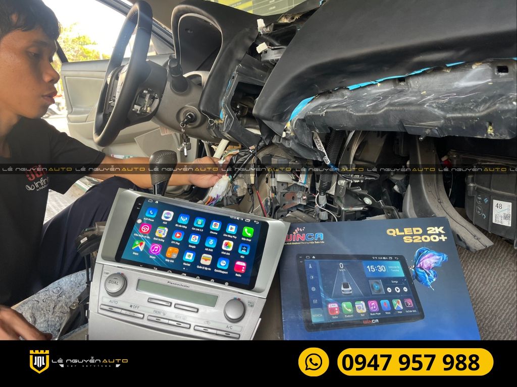 TOYOTA CAMRY LẤP MÀN HÌNH ANDROI 2K WINCA S200+