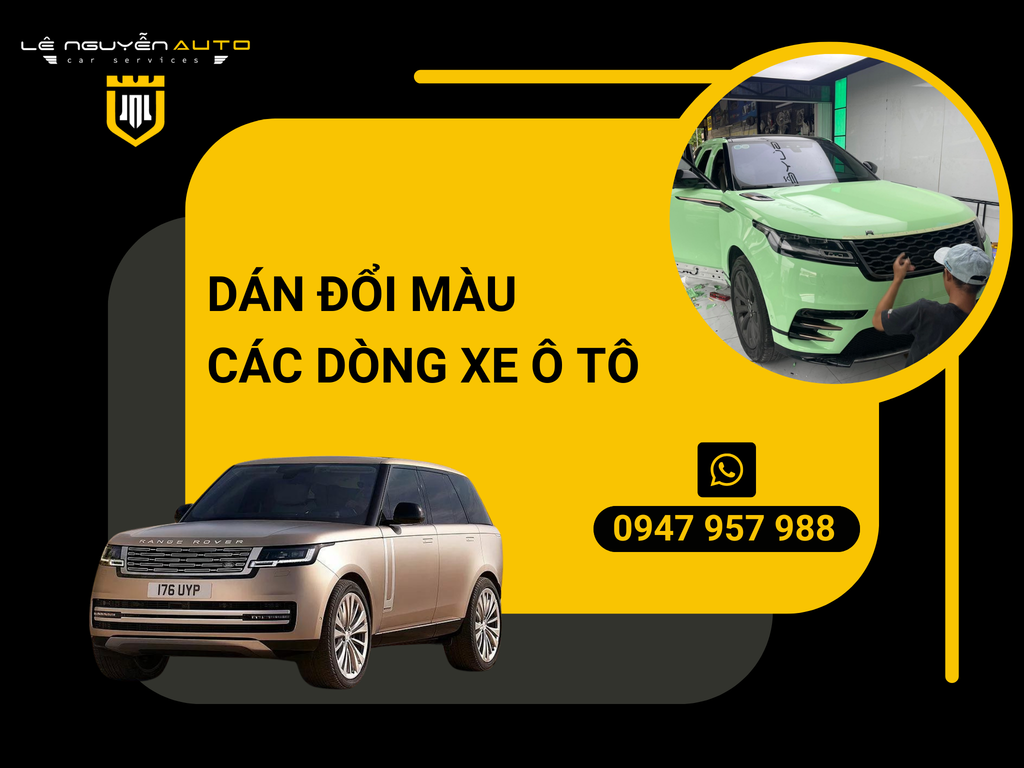 Dán Decal Đổi Màu Cho Tất Cả Các Dòng Xe Ô tô
