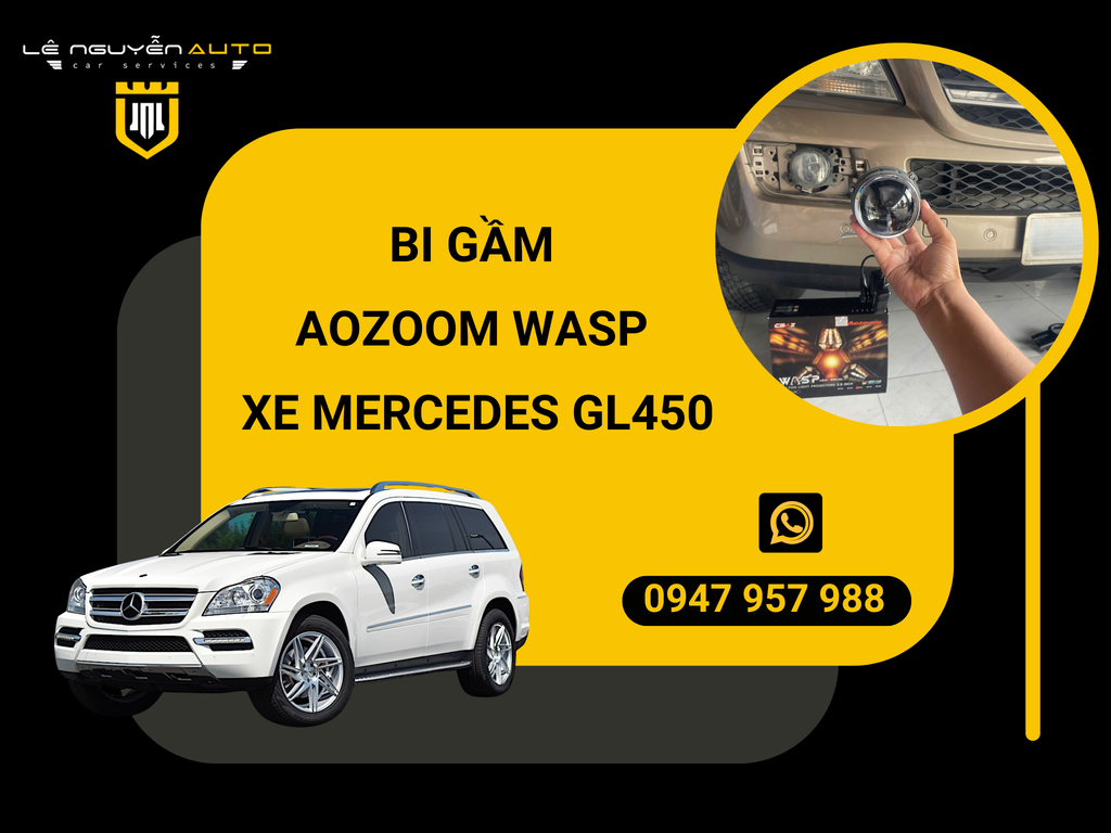 BI GẦM AOZOOM WASP XE MERCEDES GL450