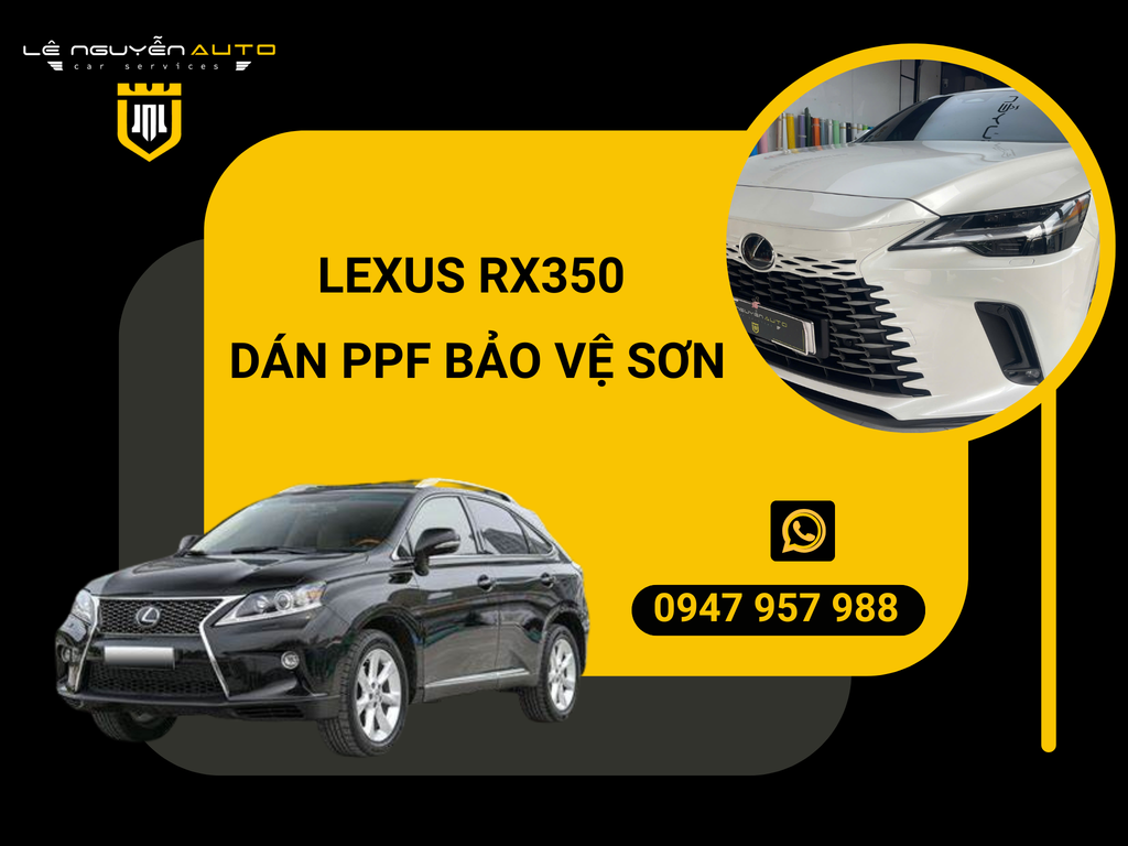 LEXUS RX350 DÁN PPF BẢO VỆ SƠN