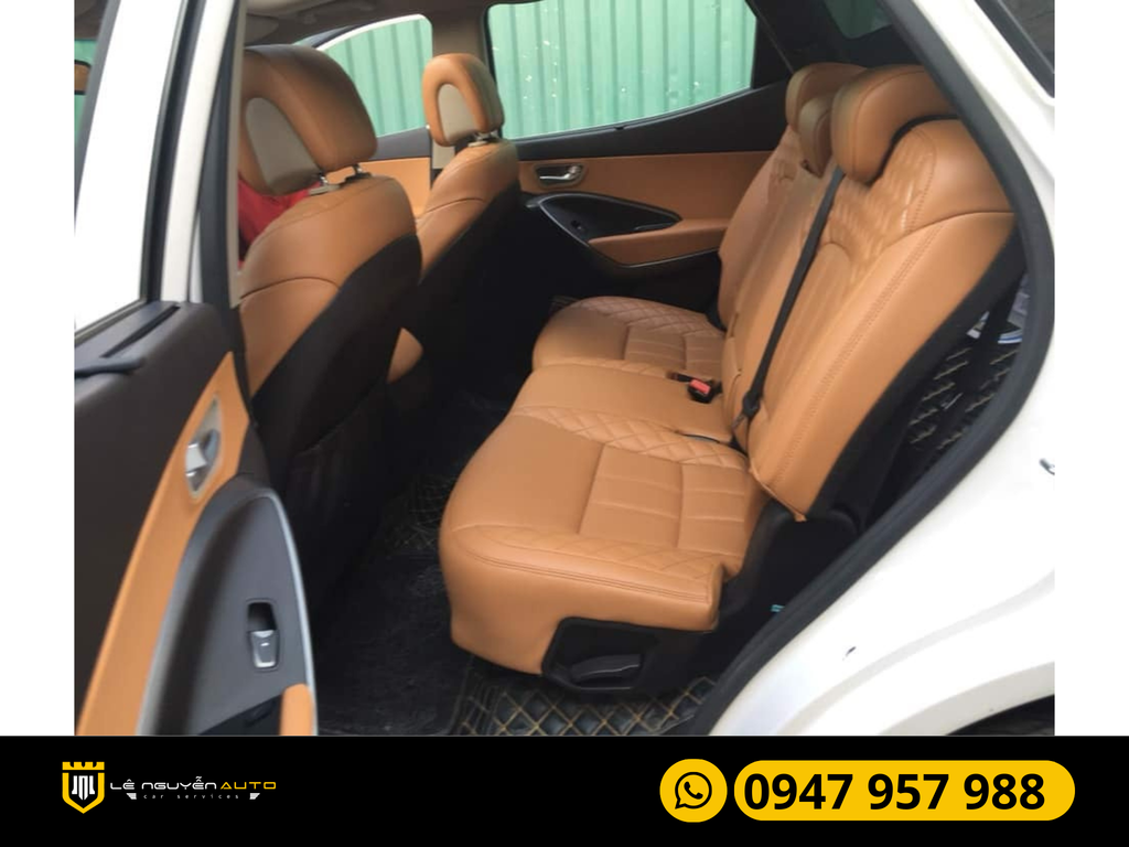 Bọc Nệm Ghế Da Hyundai Santafe