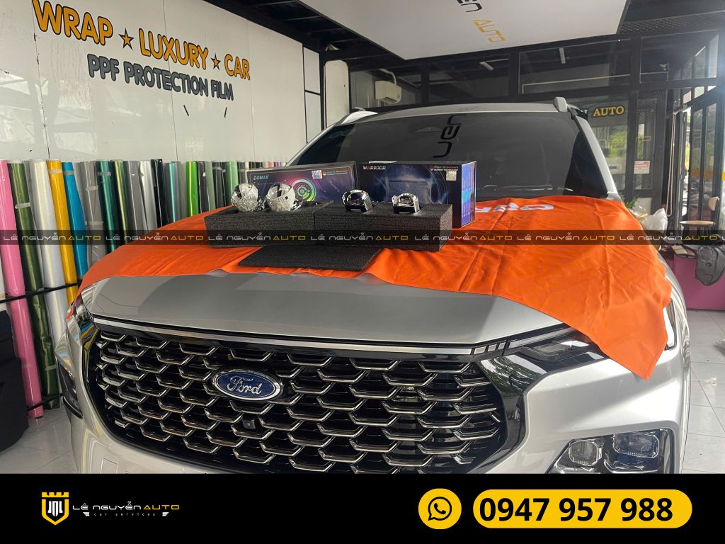 ĐỘ ĐÈN TĂNG SÁNG BI LASER AOZOOM DOMAX OMERA  VÀ LASER THOR XE FORD TERRITORY
